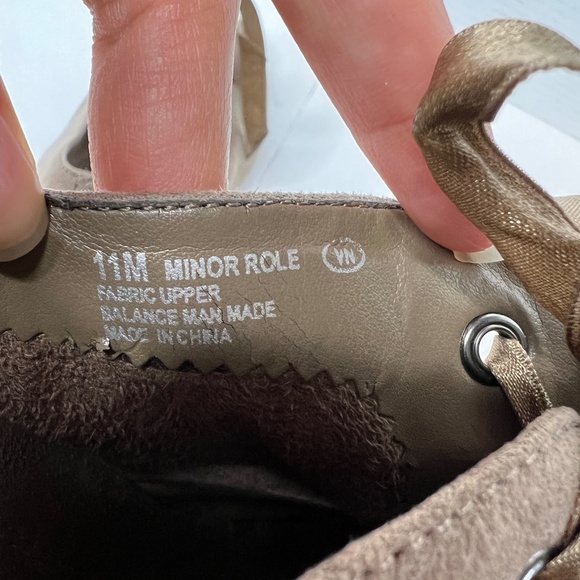 Aerosoles Nude MINOR‎ ROLE Mary Jane Style Lace Up Pumps Size 11 - Picture 6 of 12